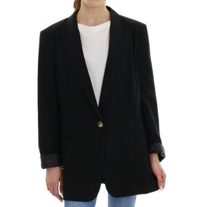 GIACCA IN LINO NERO